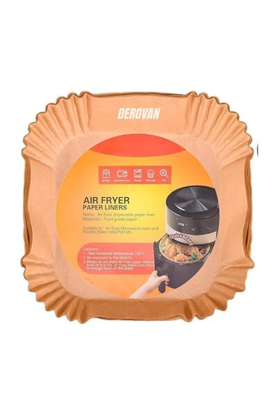 Generic Derovan Disposable Air Fryer Baking Paper 20 cm (100 Sheets) – Food-G...