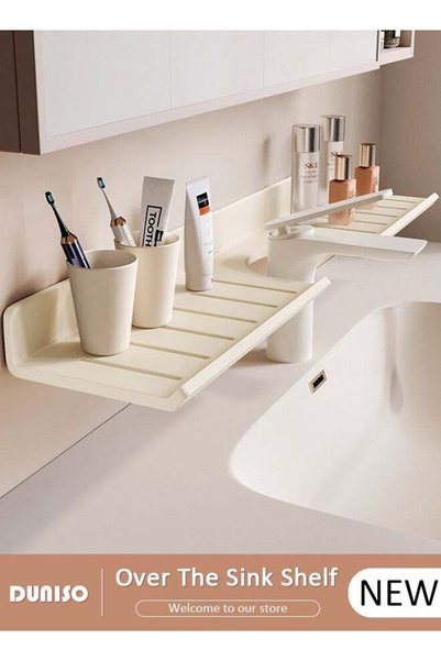 Generic Wall Mount Over The Sink Shelf for Bathroom, Shelf Organizer Over The...