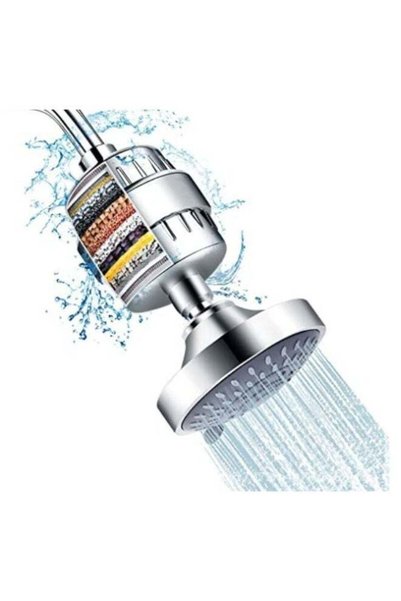 Generic Filtered Shower Head Set, 20‑Stage Water Filter, 360° Rotatable Small...