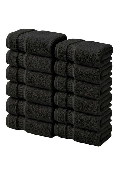 Generic Set of 12- 100% Cotton Luxury Face Towel. Soft and Absorbent Towel Se...