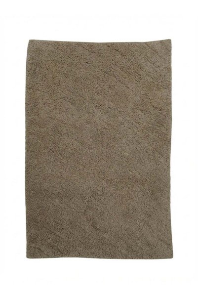 Generic 50 x 80 cm Beige Sand Tufted Cotton Bathmat with Anti-Skid Backing, 1...
