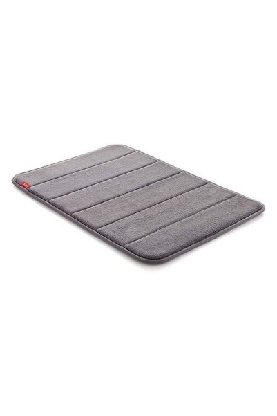 Generic Bath Mat Nuvola Grey Anti-Slip Highly Absorbent, 100% Microfiber, 40 ...