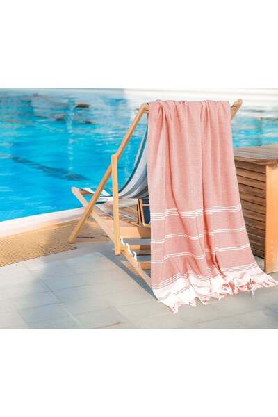 Generic Turkish Beach Towel Set of 2, 39x71 inches Oversized Lightweight 100%...