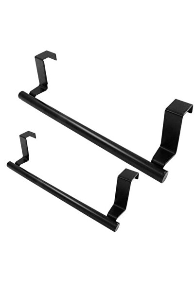 Generic 2 Pack 9 Inch Towel Holder, Black Bathroom Towel Bar Stainless Steel ...