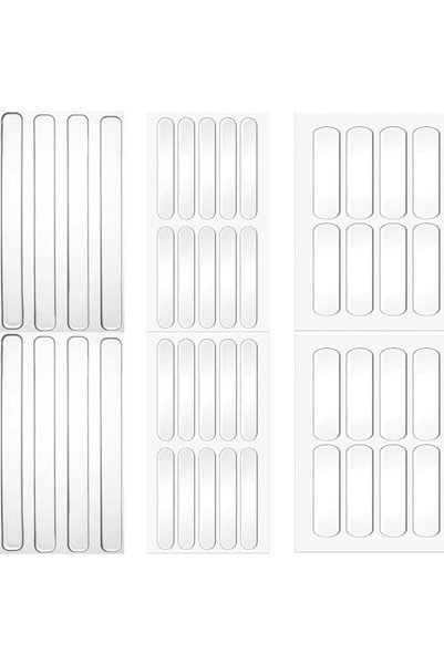 GENERAL 44PCS Clear Furniture Bumpers, Self Adhesive Silicone Rubber Bumpers ...