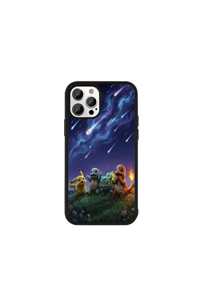 Generic Brand Husa Premium Galaxy S22 Ultra Pokemon - Model Starter Meteor Night