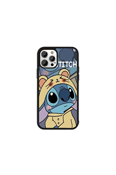 Generic Brand Husa Premium iPhone 14 Plus Stitch - Model Stitch cu glugă de urs