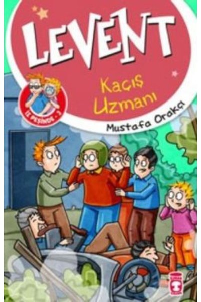 Timaş Çocuk Levent Kaçış Uzmanı - Levent İz Peşinde 3 kitabı - Mustafa Orakçı...