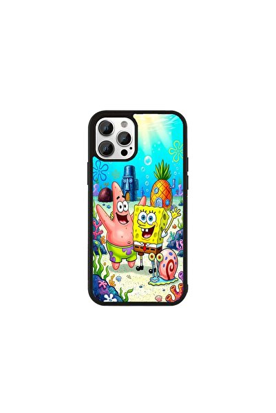 Generic Brand Husa Premium iPhone 11 Pro Max SpongeBob - Model Clasic Prieten...