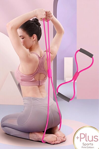 PLUSSPORT PİLATES DİRENÇ LASTİĞİ İPİ VÜCUT ŞEKİLLENDİRİCİ KELEBEK DİRENÇ GÜÇ ...