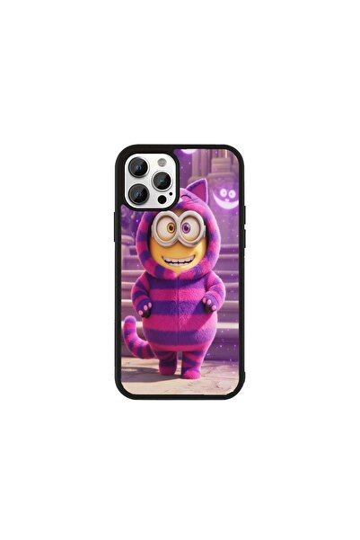 Generic Brand Husa Premium Galaxy A54 Minions - Model Minion Pisică Roz
