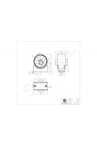 ESEN SKV Suport motor față Dodge Grand Caravan 5273883AD