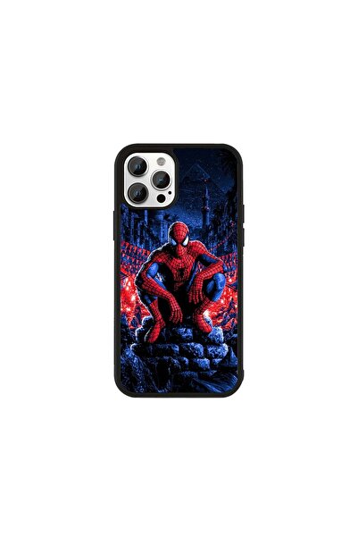 Generic Brand Husă Premium iPhone 11 Pro Max Spiderman - Model Blue Castle Sp...