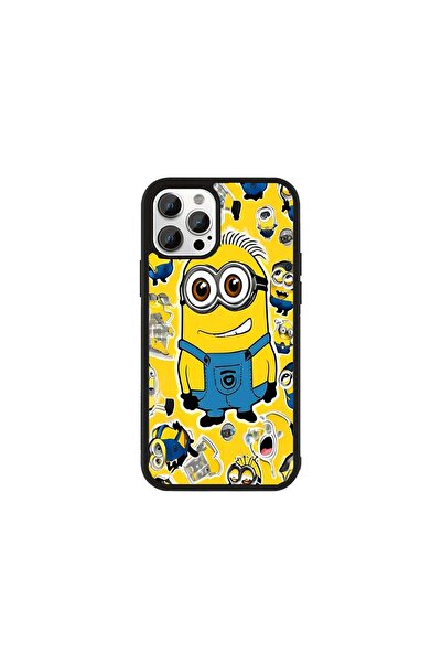 Generic Brand Husa Premium iPhone 11 Pro Minioni - Mix de autocolante cu Minioni