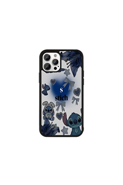 Generic Brand Husă Premium iPhone 11 Pro Max Stitch - Model Blue Lily Stitch ...