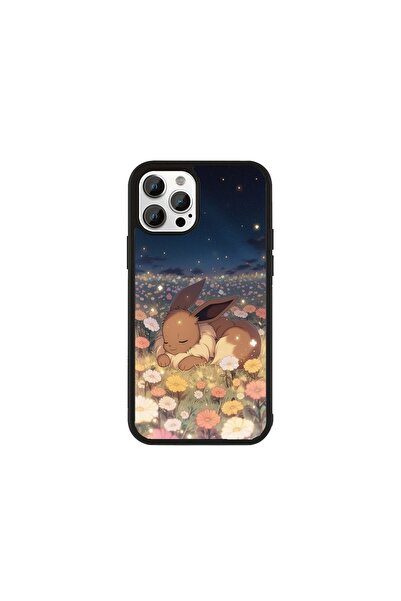 Generic Brand Husa Premium Galaxy S22 Ultra Pokemon - Model Eevee Flower Sleep