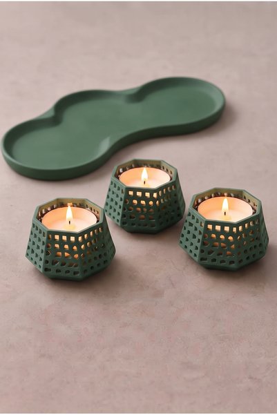 Genel Markalar Modern Tasarım Tealight Mumluk