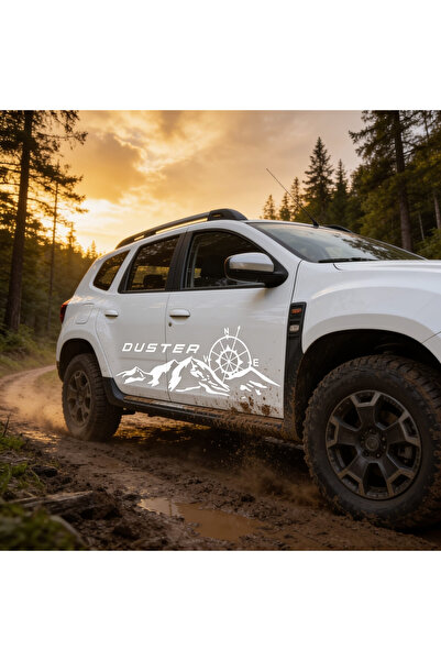 StickITsibiu Αυτοκόλλητο Dacia Duster V2 - Αυτοκόλλητο Αυτοκινήτου - Εκτός Δρ...