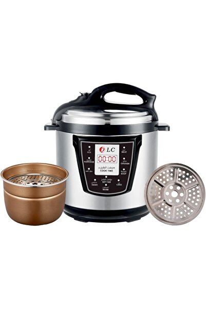 DLC Digital Electric Pressure Cooker, Multi-Function 6 Litre Capacity, Non-St...