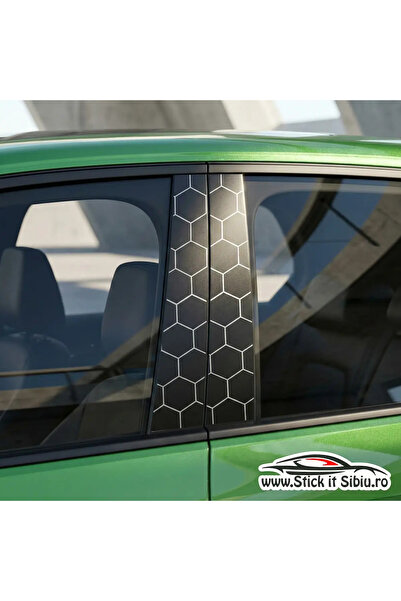StickITsibiu ΟΛΟΚΛΗΡΟ ΣΕΤ αυτοκόλλητων Stalpi Usi - Hexa-Tech - Αυτοκόλλητο Α...