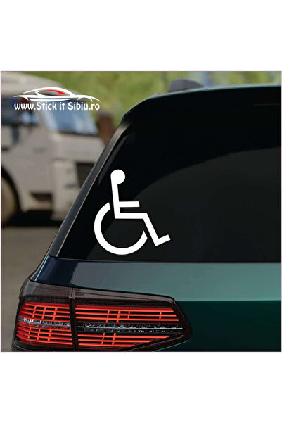 StickITsibiu Persoana Cu Handicap Model 5 - Stickere Auto - Car Sticker | Wat...
