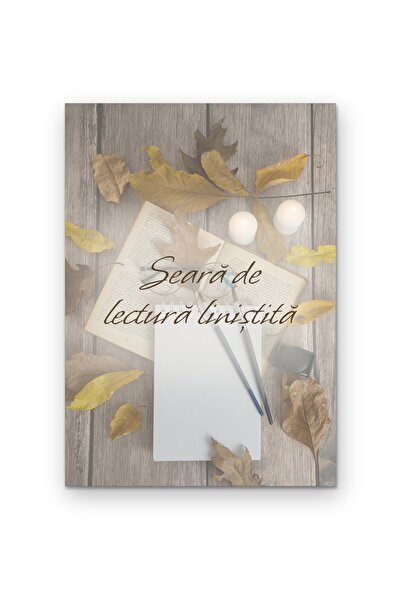 OEM Poster Carton 250g A4, Seară de lectură liniștită, Decor perete, Hârtie P...