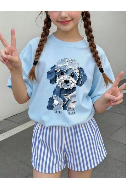 genosha Cute Printed Kids T-Shirt 100% Cotton