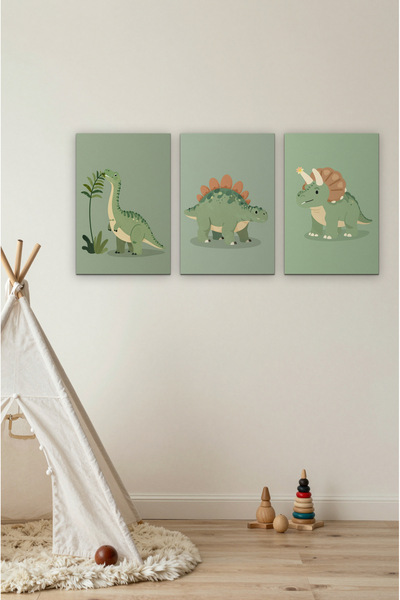 ZURİ DESİGN Slatki dinosauri - set za crtanje za decu od 3 dela