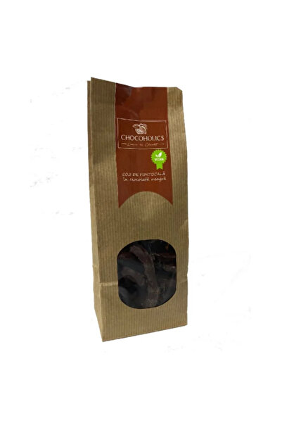 CHOCOHOLICS Coji de portocale confiate, în ciocolată neagră, vegane, artizanale, cadou. 200 gr
