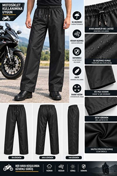 sapato PVC Garantili Kalın su geçirmez motorcu pantolon yağmurluk Tek Alt