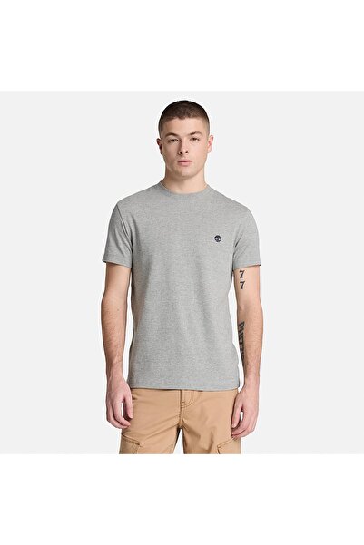 Timberland Tricou Dunstan River Ss (slim) pentru bărbați, gri închis