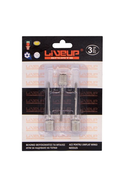 OEM Ace de umflare sportive Liveup, 3 bucăți, metalice