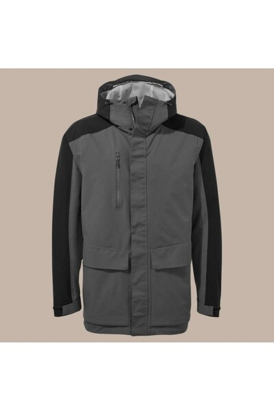 Craghoppers Men's long outdoor jacket, Expert Kiwi Pro Stretch, with hood, 6 ...