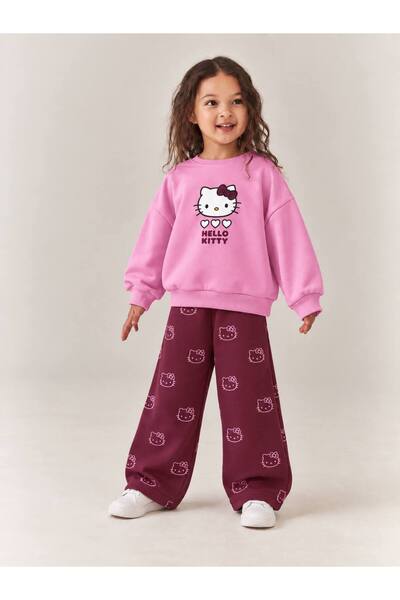 ARBİ kids Girl's Hello Kitty Three-Thread Double Set