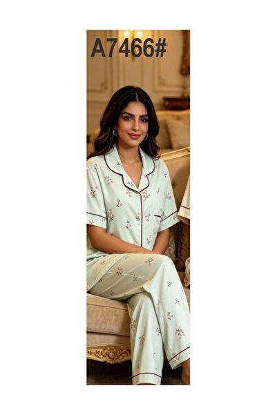 Generic Women's Pajamas A7466 Green Color