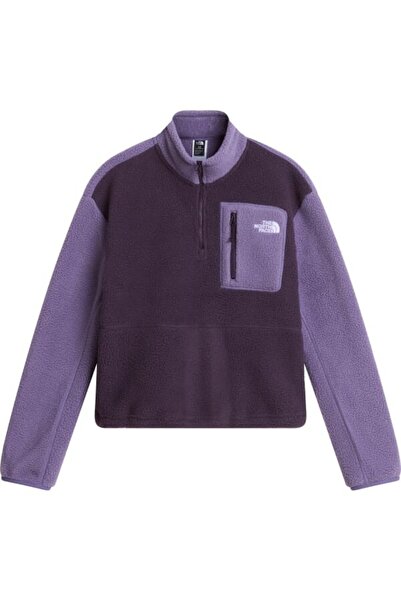 THE NORTH FACE W Yumiori 1/4 Zip Kadin Mor Polar