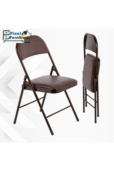 PixelsFurniture Folding Chair with Padded Seats by Pixel Furniture, Multi-Fun...