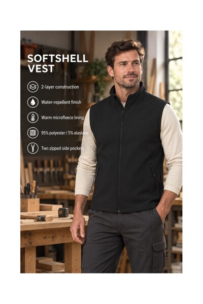 iDeal Basic Vesta softshell pentru barbati, - IB413