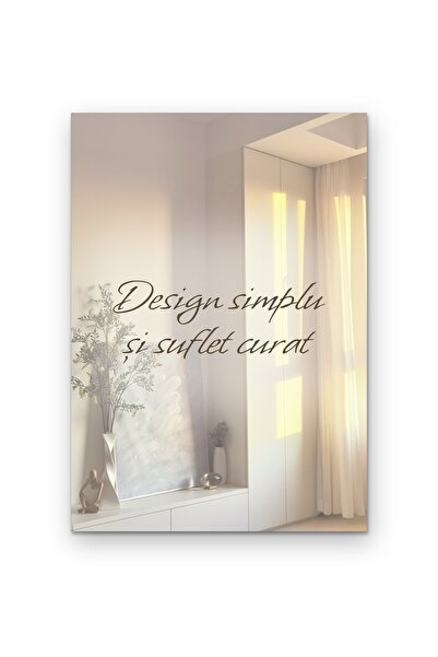 OEM Poster Decorativ Design Simplu și Suflet Curat, Mesaj Inspirațional, Cart...