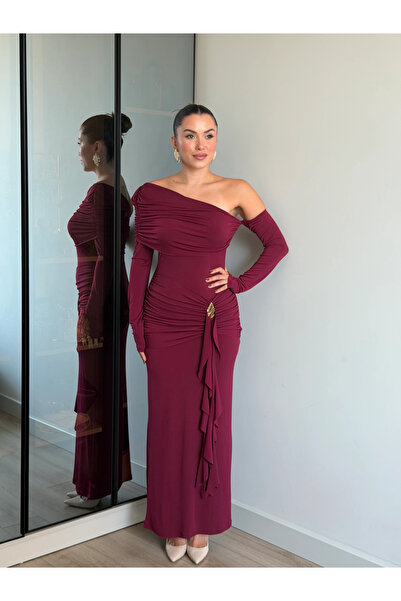 ROUPAS COLLECTİON Nelia Drapeli Elbise