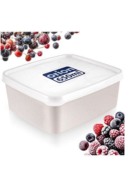 Orion Recipient Alimente Sticla, 650 ml, 14x12.5x5.5 cm, BPA Free, Bej