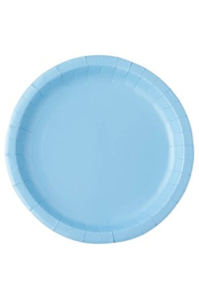 OEM Carton Bleu Plates 23cm - 10pcs