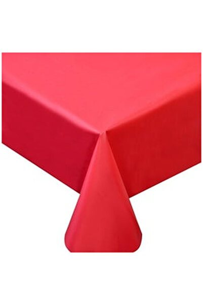 OEM Red Plastic Tablecloth 137x274cm