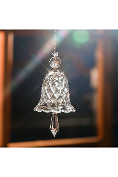 Choice transparent Rainbow Crystal Wind Chime Window Hanging Bell Glass Penda...
