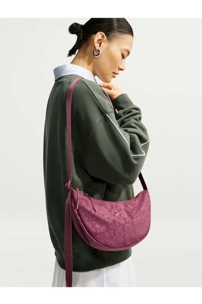 Nike Auro Cres Floral Bag Pembe Çiçekli Kadın Omuz Çantası (4 Litre)
