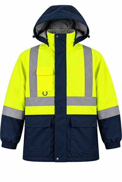 PARKA 5+1 İŞ MONTU REFLEKTÖRLÜ KAPŞONLU
