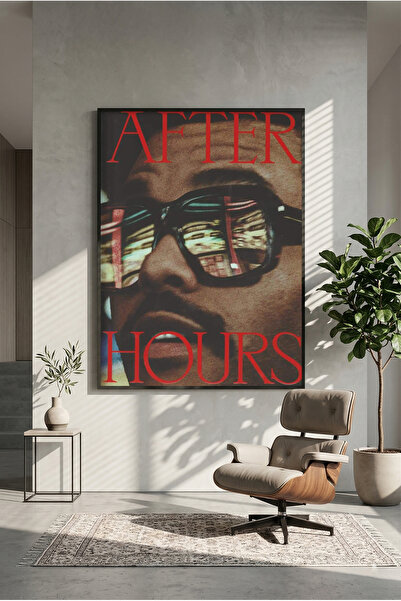 postercraft The Weeknd After Hours Ξύλινη Αφίσα Πίνακα (Χωρίς Πλαίσιο)