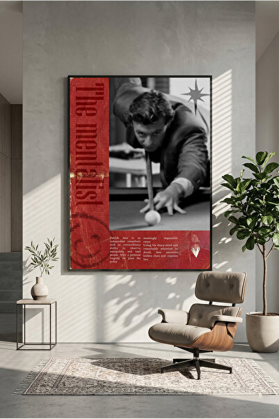 postercraft Ο Μένταλιστ Πάτρικ Τζέιν Ξύλινη Αφίσα Πίνακα (Χωρίς Πλαίσιο) 2