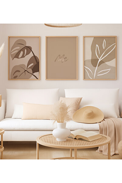 VOBA STORE SET DE 3 PIESE DE TABLURI CU RAME DECORATIVE CU ASPECT MODERN