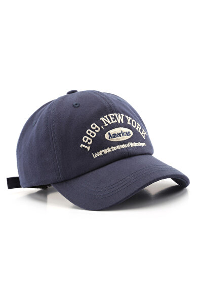 Choice Adjustable navy New Letters Embroidery Unisex Baseball Hats For Men Wo...